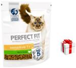 Perfect Fit PERFECT FIT Sensitive 1+ pulykával 7kg + Ingyenes Meglepetés Macskának