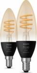 Philips Hue LED Candle izzó 4, 4W 350lm 4500K E14 - Állítható fehér (2db) (8719514411869)