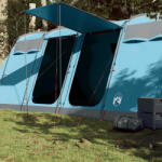 vidaXL 8 személyes kék vízálló alagút alakú családi sátor (94617) - vidaxl