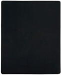  Vidaxl fekete pamutdzsörzé gumis lepedő 100 x 200 cm 136212