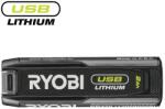 RYOBI USB Lithium 2.0 Ah akkumulátor, USB-C kábellel | RB420 (5133005882) (5133005882)