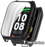  Xiaomi Haylou LS02 Pro, Watch 2 Pro, Okosóra szilikontok, kijelzővédős, Galvanizált Fekete