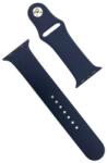 Apple Watch Szilikon Óraszíj, 42/44/45mm, Sötétkék