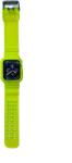 Apple Watch Series 3 38mm Neonzöld-Átlátszó Szilikon Szíj