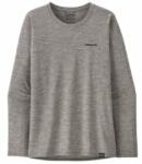 Patagonia Cap Cool Daily Graphic Shirt Waters Long Sleeve Women Tricou cu mânecă lungă Patagonia Fitz Roy Trout: Feather Grey M