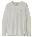 Patagonia Cap Cool Daily Graphic Shirt Waters Long Sleeve Women Tricou cu mânecă lungă Patagonia Boardshort Logo Light Plume Grey: White L
