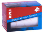 APLI Etikett, 25 mm kör, kézzel írható, tekercsben, APLI, 2400 etikett/csomag, APLI (LCA1674)