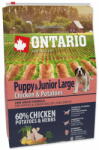 ONTARIO Puppy & Junior Large csirke, burgonya és gyógynövények 2, 25 kg