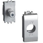 Legrand Priza TV-SAT tip F 1M Living Light Bticino aluminiu NT4202FN (NT4202FN)