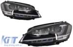 KITT Csomag, fényszóró 3D LED irányjelyző, Nappali Menetfény (DRL) + Hűtőrács Volkswagen Golf 7 VII (2012-2017) RED R20 GTI verzió Kompatibilis: Volkswagen Golf VII (2012-2017) balkormányos Nem alka (COHLV