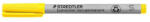 STAEDTLER Alkoholmentes marker, OHP, 0, 4 mm, STAEDTLER "Lumocolor® 311 S", sárga (311-1)