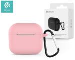 devia szilikon tok AirPods3 Pro fülhallgatóhoz - Devia Naked Silicone Case Suit for AirPods3 Pro - rózsaszín - multimediabolt