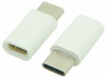 Flippy Adaptor Micro-USB to Type-C 2, 4 cm Alb Universal (3524)