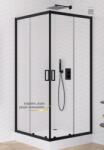 Roltechnik Zuhanykabin, Roltechnik New Trendy - Suvia Black 90x90 K-3565, szögletes zuhanykabin
