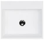 Besco Vera Glam 40x50x15 cm pultra építhető mosdó, ezüst UMD-V-NBS