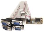 StarTech MPEX4S552 Mini PCIe - 4x DB-9 Port bővítő (MPEX4S552) - mall