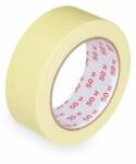 WIMEX Bandă adezivă creponată (PAP/Hot-melt) galbenă 38mm x 50m [1 buc]