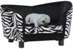 vidaXL Canapea pentru câini, negru, 68 x 38 x 38 cm, pluș (170962) - comfy