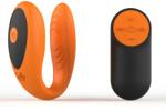 Guilty Toys Vibrator Uranus, 7 Moduri Vibratii, 4 Intensitati, Silicon, USB, Remote Control, Portocaliu/Negru, Guilty Toys, Cosmic Love Vibrator