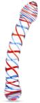 Passion Labs Dildo Swirl Double Head, Sticla Premium, 20 cm, Passion Labs, Glass Series Dildo