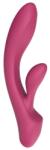 Mokko Toys Vibrator Iepuras Raya, 12 Moduri Vibratii, Silicon Lichid, USB Magnetic, Mov, 19.5 cm, Mokko Toys, Velvet Obsession Vibrator