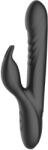 Guilty Toys Vibrator Iepuras Yasmin, 3+7 Moduri Stimulatoare, Silicon, USB, Negru, 22.5 cm, Guilty Toys, Glamour Vibrator