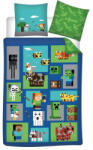 Minecraft ágyneműhuzat 140×200cm, 65×65 cm (AYM071634) - mesebirodalom