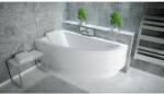 Besco Cada baie asimetrica, acril, 150 x 70 cm, orientare stanga, Besco Praktika (WAP-150-NL)