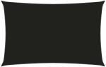 vidaXL fekete téglalap alakú oxford-szövet napvitorla 4 x 7 m (135768)