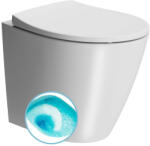  Sapho GSI MODO álló WC csésze 37x52 cm, vario kifolyással és Swirlflush® öblítési technológiával, matt fehér 981009 (981009)