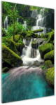  Wallmuralia. hu Akril üveg kép Vízesés a dzsungelben 70x140 cm 2 fogantyú