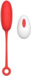 Guilty Toys Ou Vibrator Pearl Love Egg, 10 Moduri Vibratii, Remote Control, Silicon, USB, Rosu, 19.5 cm, Guilty Toys, Sexxify