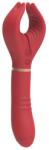 Passion Labs Vibrator Lothus, 7+7 Moduri Vibratii, Silicon, USB Magnetic, Rosu, 21.5 cm, Passion Labs, Sensations Vibrator