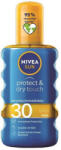  Spray pentru protectie solara SPF 30 Protect & Dry Touch, 200 ml, Nivea Sun