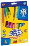 Astra Színes ceruza ASTRA háromszögletű hegyezővel 18 színű - papiriroszerplaza