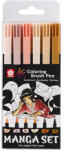 Royal Talens Sakura Koi Brush Pen ecsetfilc készlet 6 db Manga Set (POXBRMAN6)