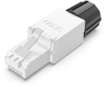 It Fast Oqs Conector RJ45 Modular Cat. 6A, Tool-Less, Alb (ITFAST55)