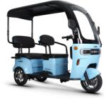 KUBA Tricicleta electrica KUBA OPTIMUS MAX cu cabina autonomie 60 km viteza maxima 25 km/h putere 1000W acumulatori 72V/20Ah nu necesita permis albastru (KUBAOPTIMUSMAX-Albastru) - agromoto