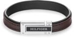 Tommy Hilfiger Brățară maro din piele pentru bărbați 2790559