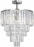 Zuma Line Amedeo lampă de tavan x40 W crom-transparent FC17106/6+3+1-CHROME+CL (FC17106631CHROMECL)