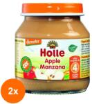 Holle Baby Set 2 x Piure de Mere Eco, Holle Baby, 125 g (OIB-2xBLG-4956297)