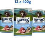 Happy Dog Puppy&Junior konzerv Bárány-Rizs 12x400g