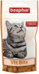 Beaphar Vit Bits ropogós falatkák vitaminos krémmel macskáknak (4 x 35 g | 4 tasak) 140 g