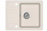 Evido Home 45S compact gránit mosogató, 575 x 460 mm, bézs (EC105549)