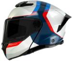 MT Helmets Cască de motocicletă MT ATOM 2 SV EMALLA C7 alb-albastru-roșu (MT1335B2327)