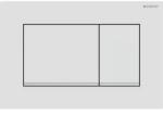 GEBERIT Sigma20 Square Működtetőlap, matt fehér/fény. króm (115.883.JT.1)