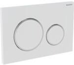 GEBERIT Sigma20 Round nyomólap, matt fehér