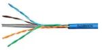 Schrack U/UTP Cat. 6 kábel, HSKU423P13, 4x2xAWG23/1, 300MHz, PVC, Eca, kék (HSKU423P13)