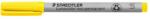 STAEDTLER Alkoholmentes marker, OHP, 0, 4 mm, STAEDTLER Lumocolor® 311 S , sárga (TS3111)