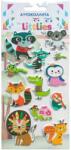 Luna The Littlies: Állatos 3D pufi matrica szett 10x22cm-es íven (000647002) - jatekshop